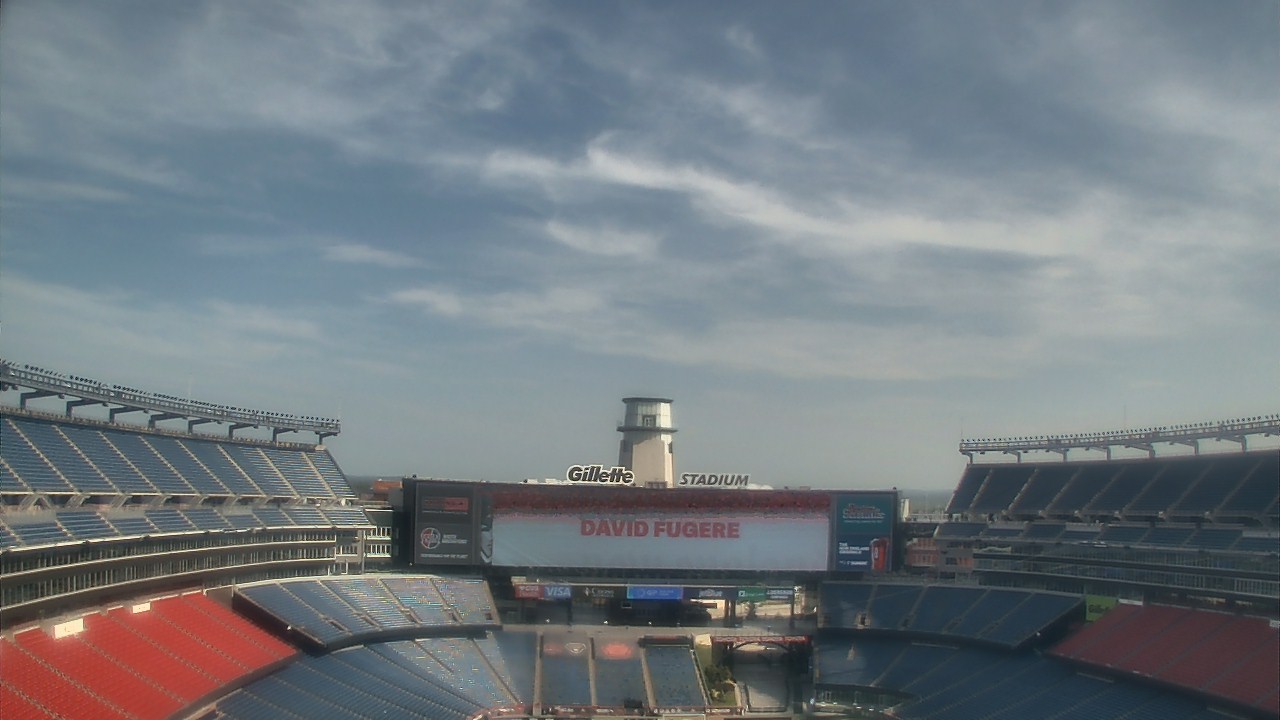 Thumbnail for current weather camera view from Gillette Stadium in Foxborough, Massachusetts