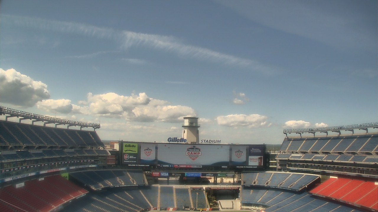 Thumbnail for current weather camera view from Gillette Stadium in Foxborough, Massachusetts