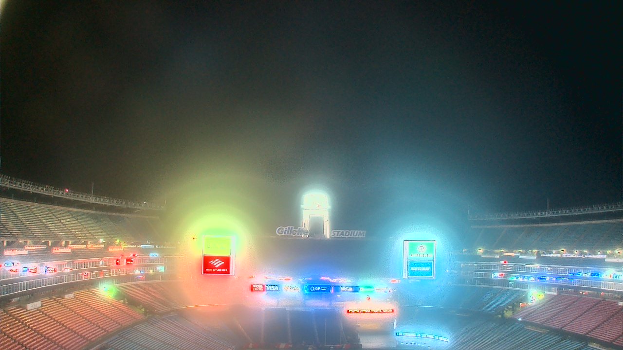 Thumbnail for current weather camera view from Gillette Stadium in Foxborough, Massachusetts