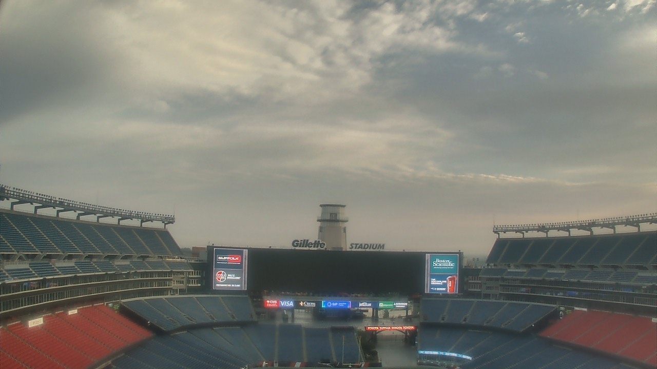 Thumbnail for current weather camera view from Gillette Stadium in Foxborough, Massachusetts