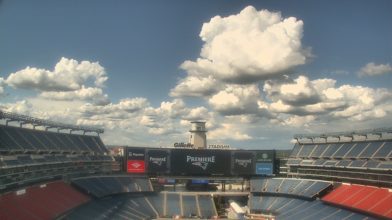 Thumbnail for current weather camera view from Gillette Stadium in Foxborough, Massachusetts