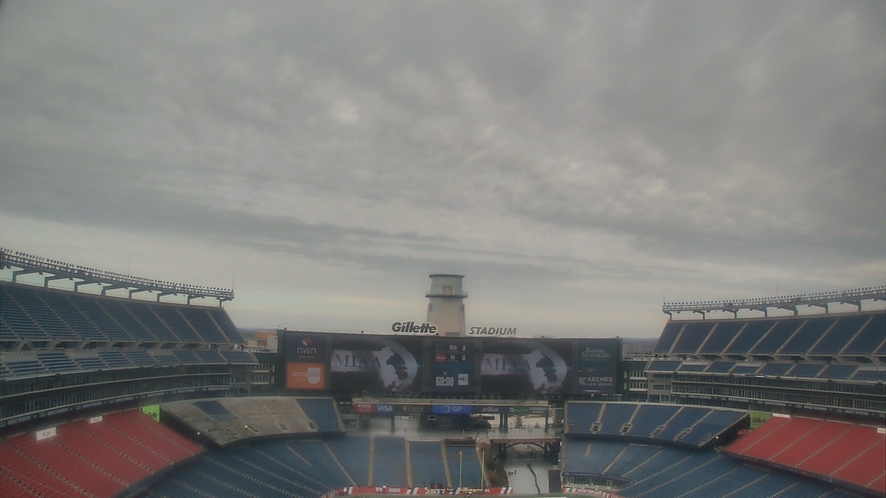 Thumbnail for current weather camera view from Gillette Stadium in Foxborough, Massachusetts