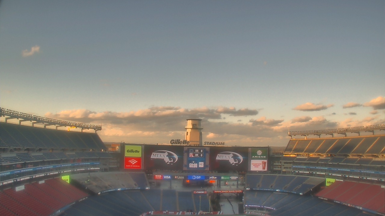 Thumbnail for current weather camera view from Gillette Stadium in Foxborough, Massachusetts