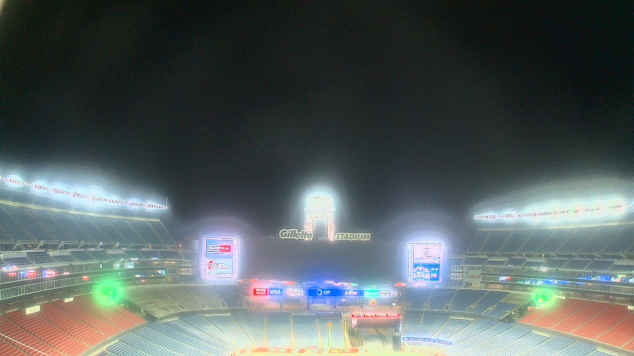 Thumbnail for current weather camera view from Gillette Stadium in Foxborough, Massachusetts