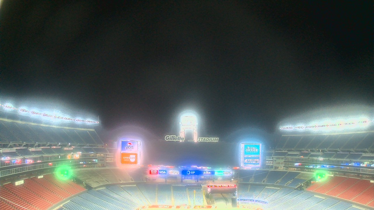 Thumbnail for current weather camera view from Gillette Stadium in Foxborough, Massachusetts