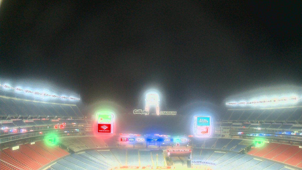 Thumbnail for current weather camera view from Gillette Stadium in Foxborough, Massachusetts