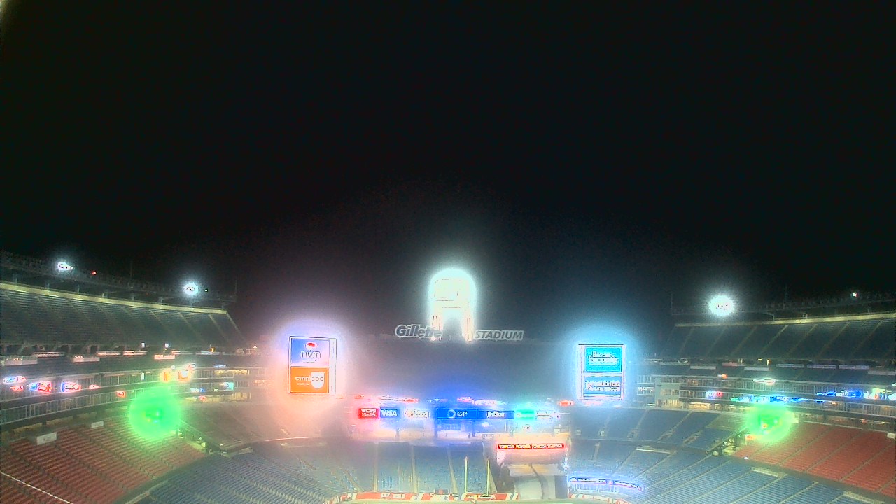 Thumbnail for current weather camera view from Gillette Stadium in Foxborough, Massachusetts