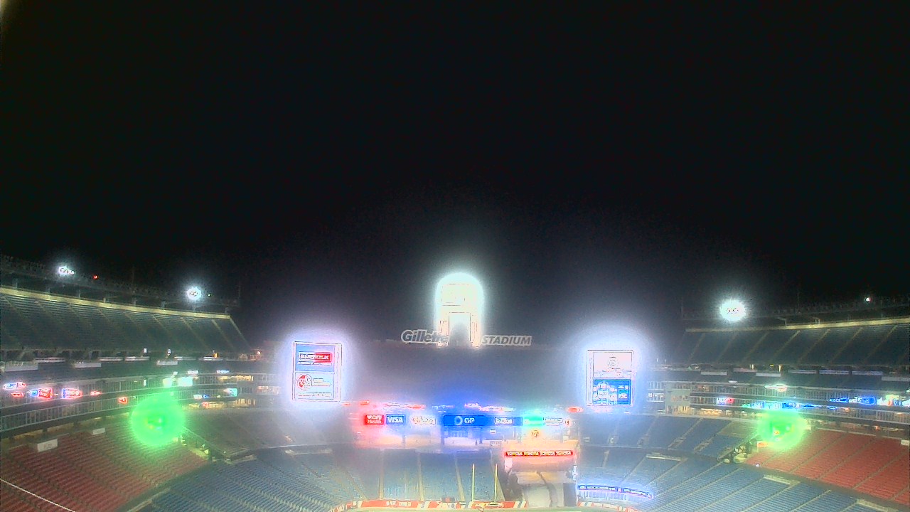 Thumbnail for current weather camera view from Gillette Stadium in Foxborough, Massachusetts