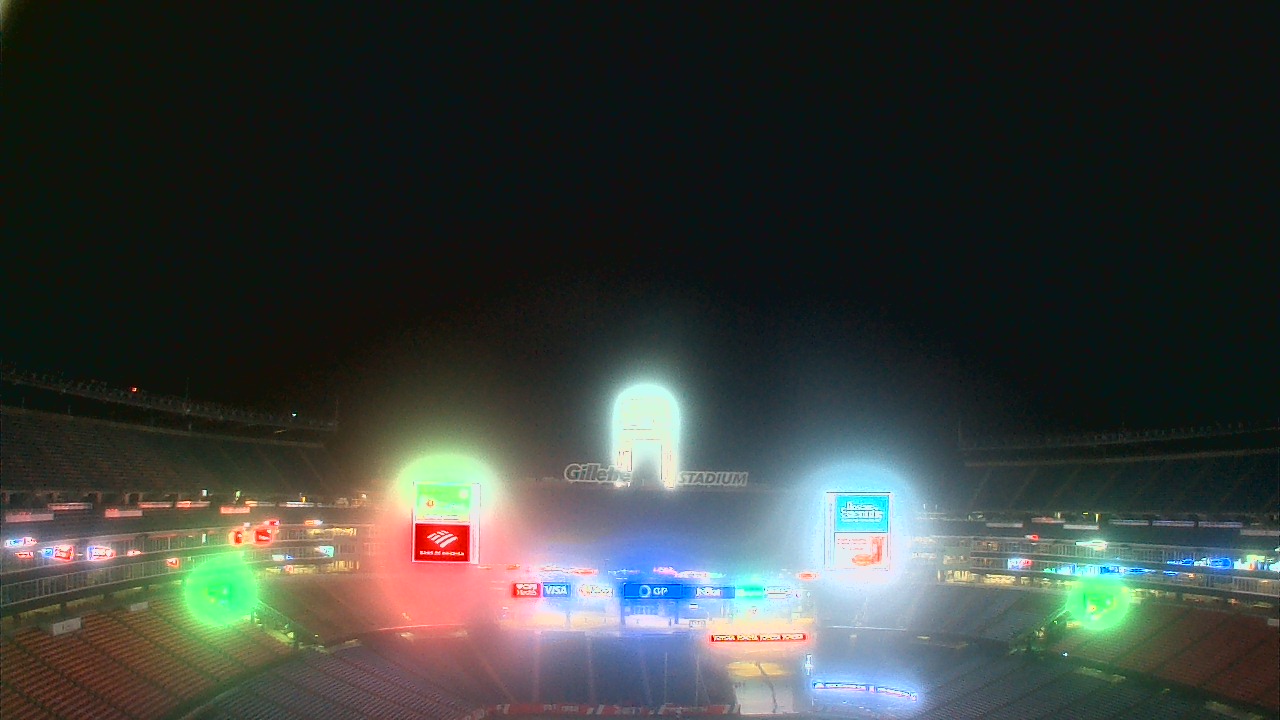 Thumbnail for current weather camera view from Gillette Stadium in Foxborough, Massachusetts