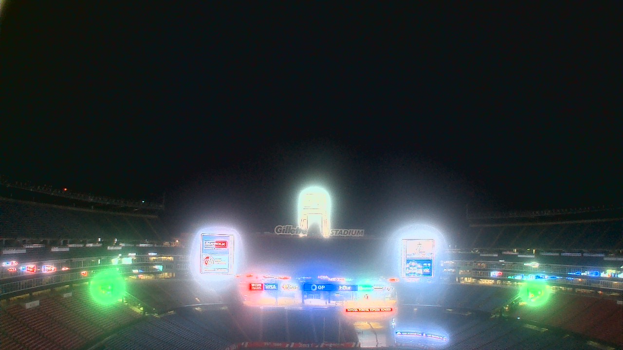 Thumbnail for current weather camera view from Gillette Stadium in Foxborough, Massachusetts