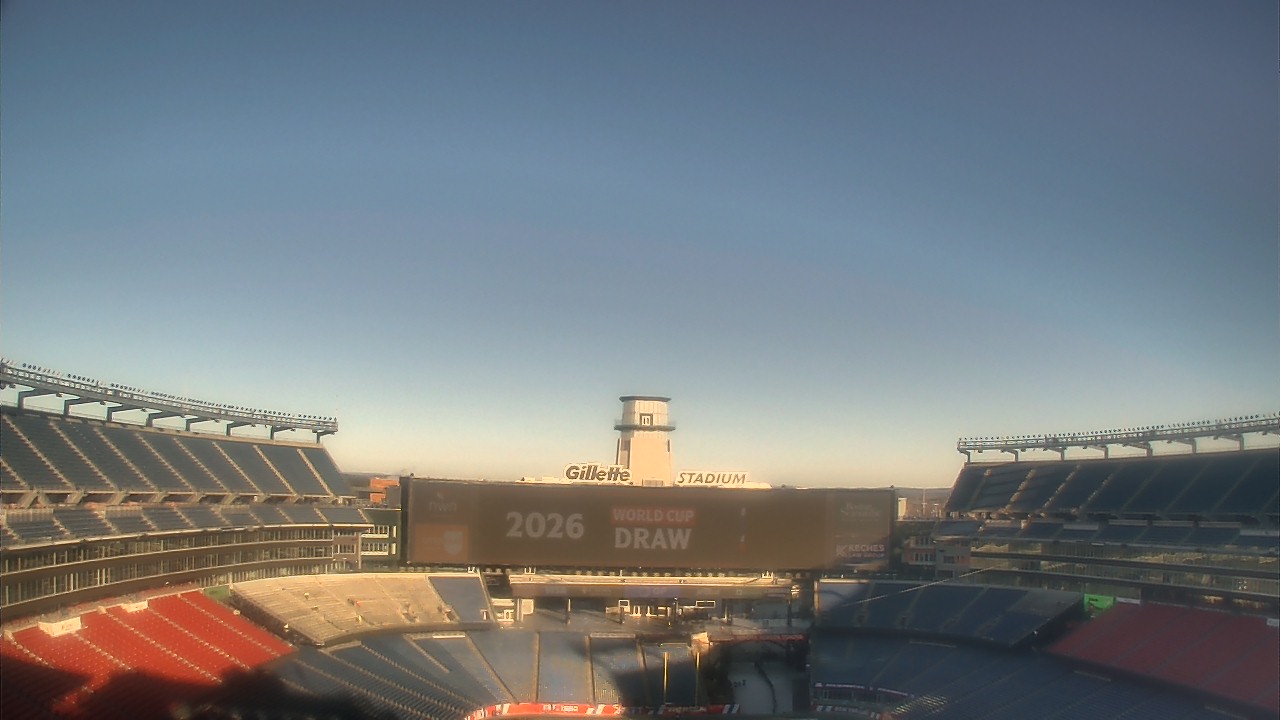 Thumbnail for current weather camera view from Gillette Stadium in Foxborough, Massachusetts