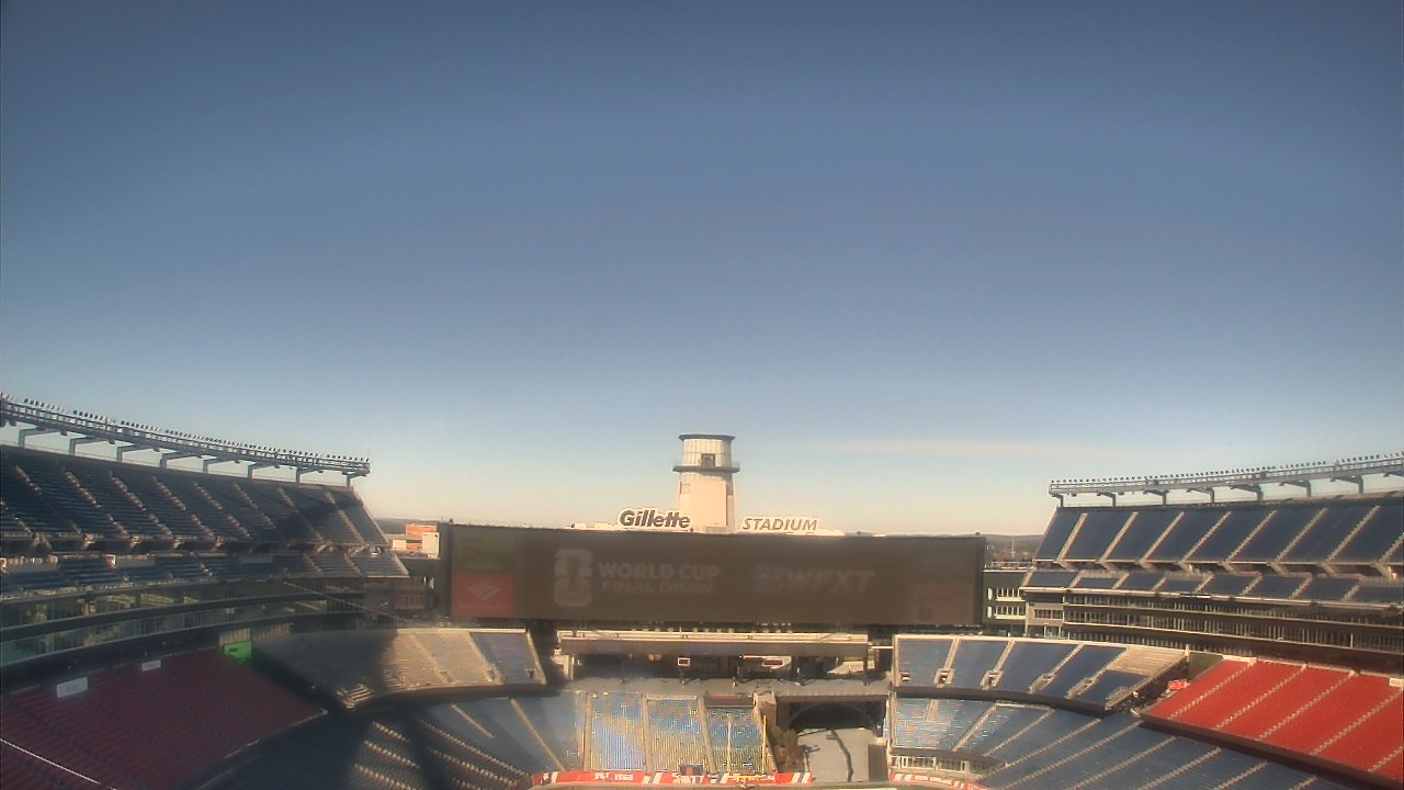Thumbnail for current weather camera view from Gillette Stadium in Foxborough, Massachusetts