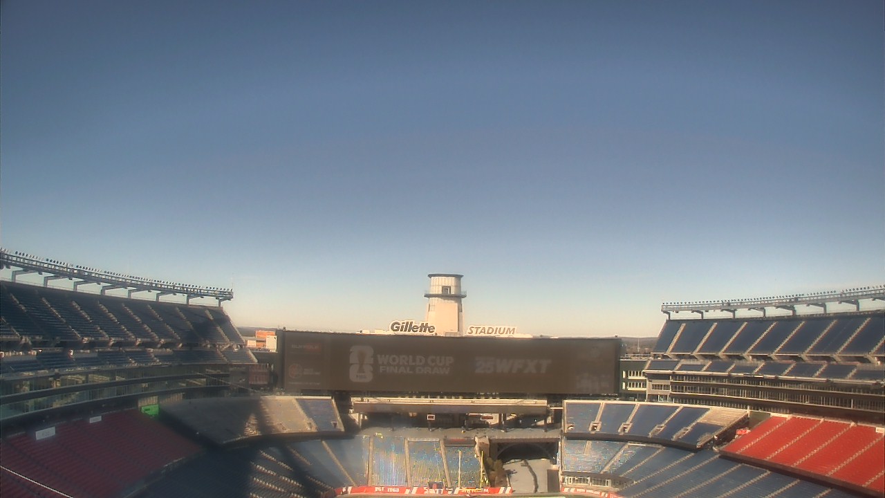 Thumbnail for current weather camera view from Gillette Stadium in Foxborough, Massachusetts