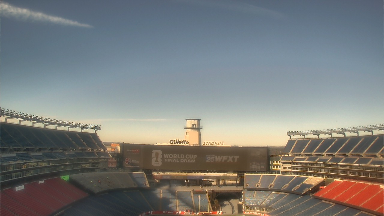 Thumbnail for current weather camera view from Gillette Stadium in Foxborough, Massachusetts