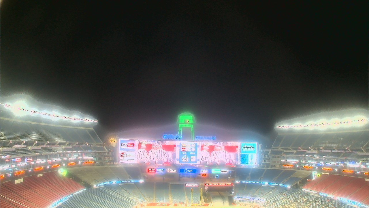Thumbnail for current weather camera view from Gillette Stadium in Foxborough, Massachusetts