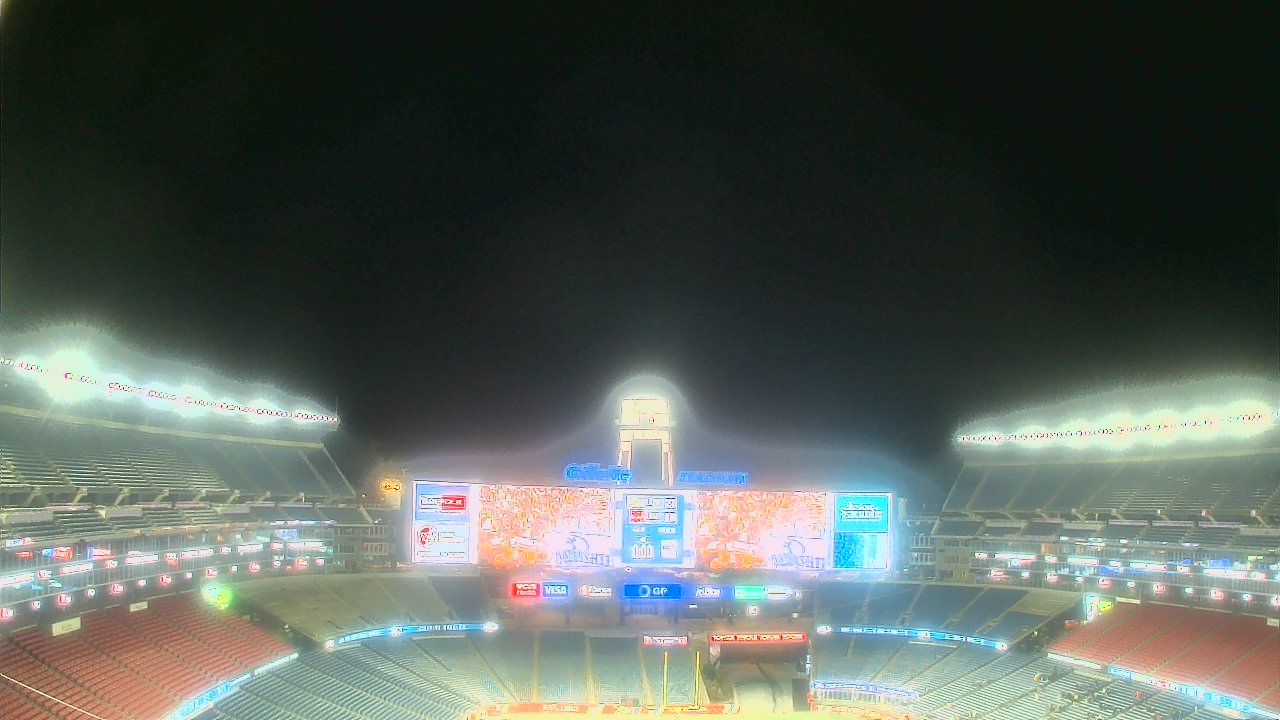 Thumbnail for current weather camera view from Gillette Stadium in Foxborough, Massachusetts