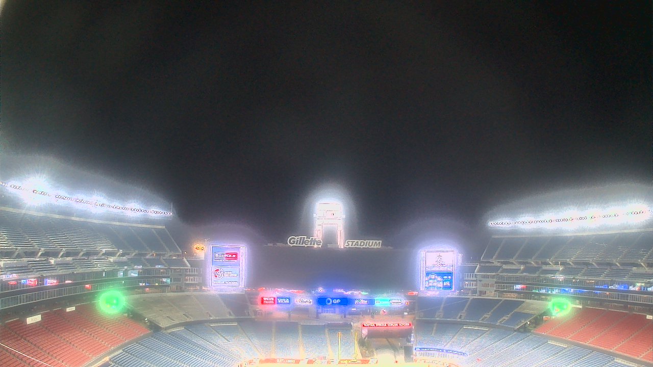 Thumbnail for current weather camera view from Gillette Stadium in Foxborough, Massachusetts