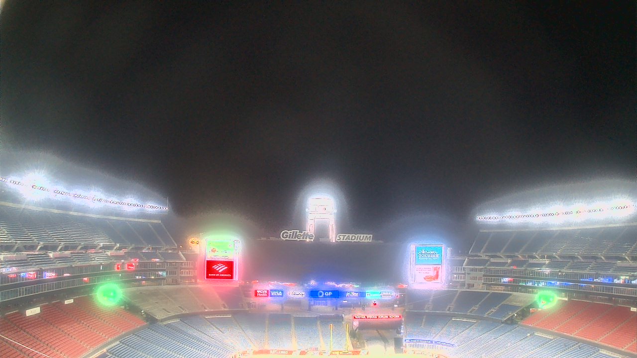 Thumbnail for current weather camera view from Gillette Stadium in Foxborough, Massachusetts