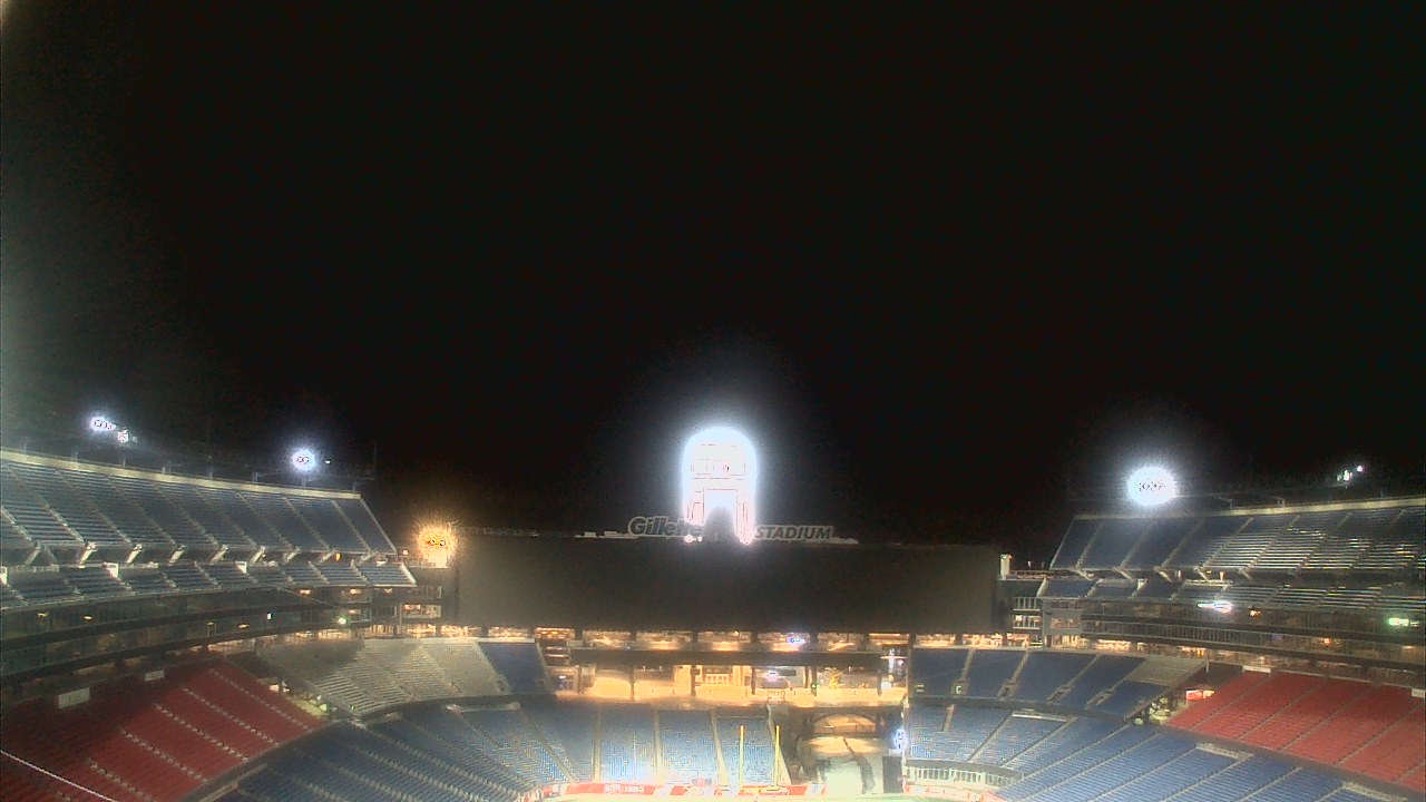 Thumbnail for current weather camera view from Gillette Stadium in Foxborough, Massachusetts
