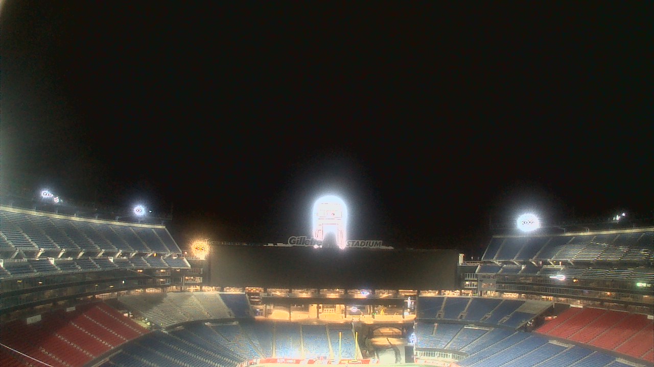 Thumbnail for current weather camera view from Gillette Stadium in Foxborough, Massachusetts