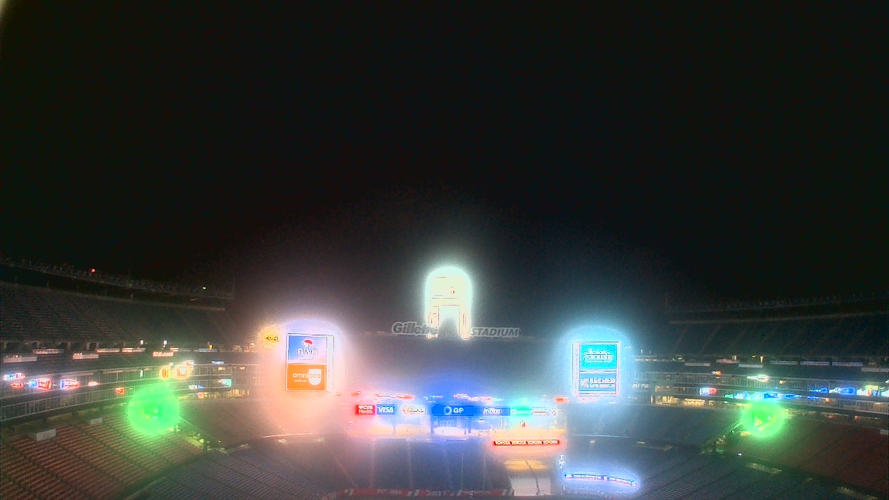 Thumbnail for current weather camera view from Gillette Stadium in Foxborough, Massachusetts