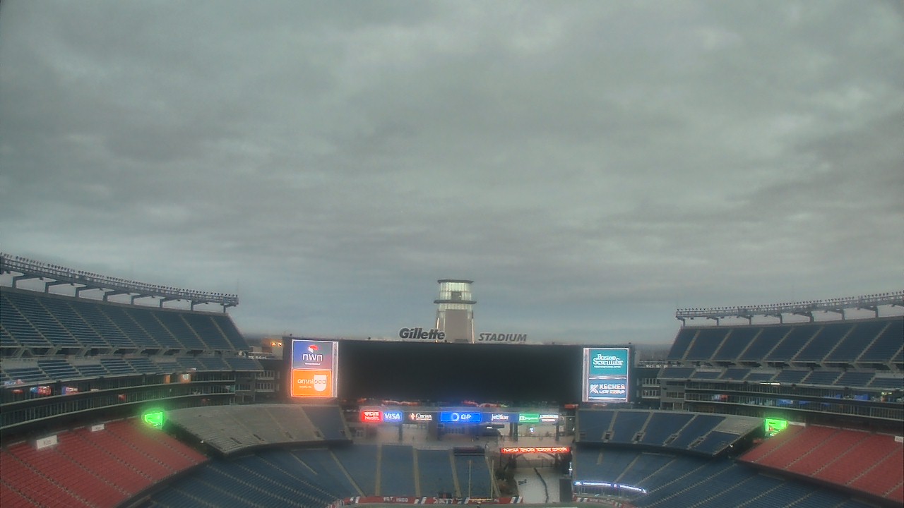 Thumbnail for current weather camera view from Gillette Stadium in Foxborough, Massachusetts