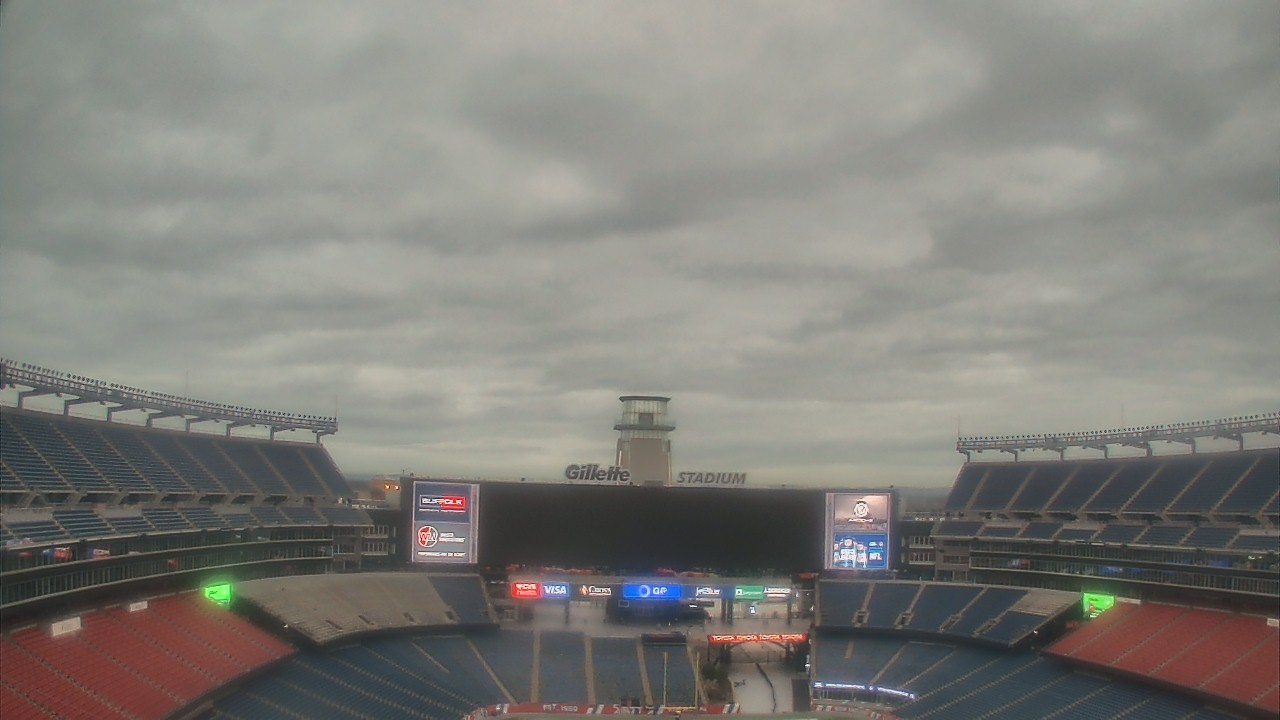 Thumbnail for current weather camera view from Gillette Stadium in Foxborough, Massachusetts