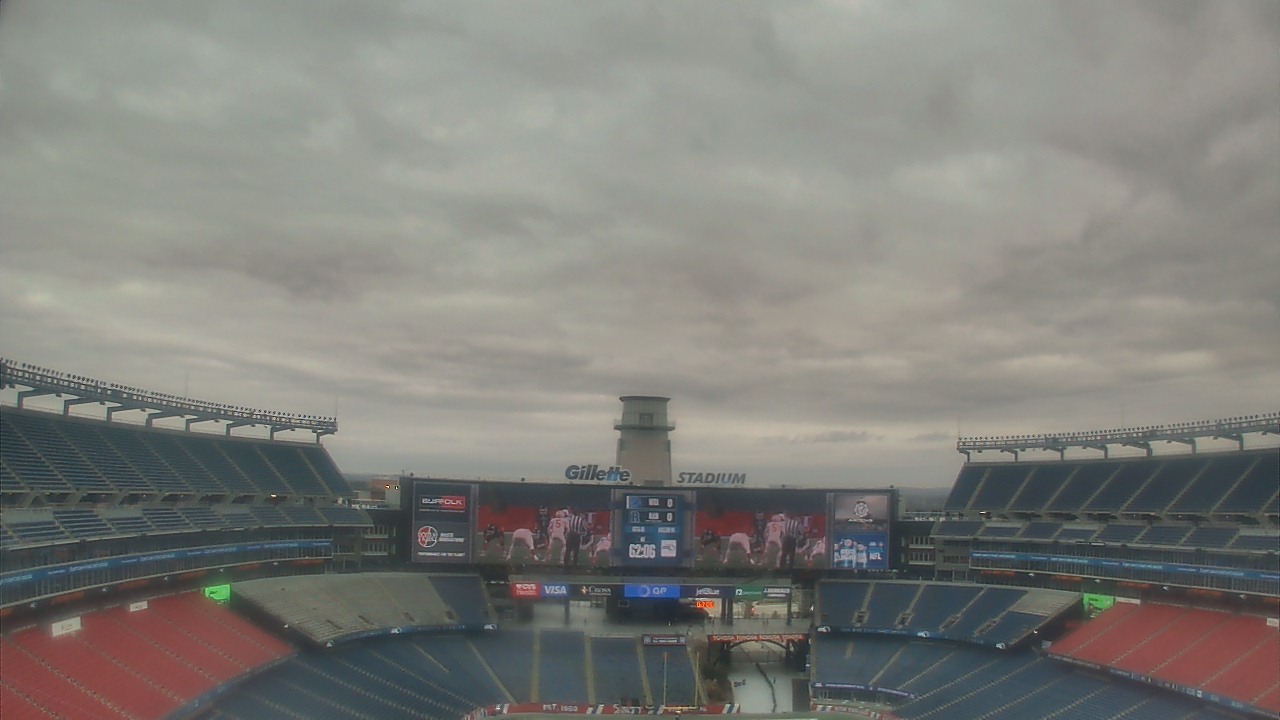 Thumbnail for current weather camera view from Gillette Stadium in Foxborough, Massachusetts