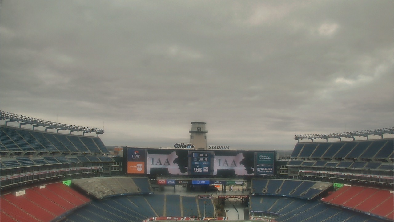 Thumbnail for current weather camera view from Gillette Stadium in Foxborough, Massachusetts
