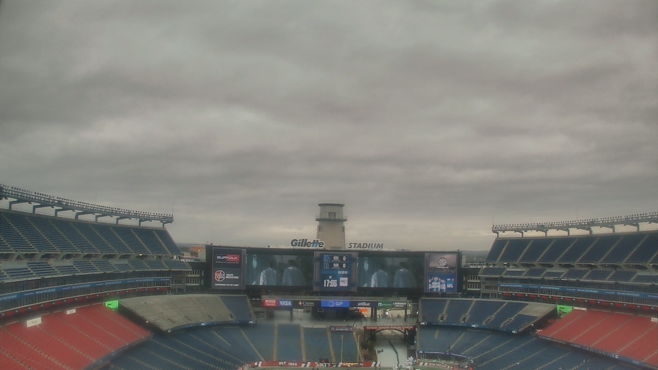 Thumbnail for current weather camera view from Gillette Stadium in Foxborough, Massachusetts