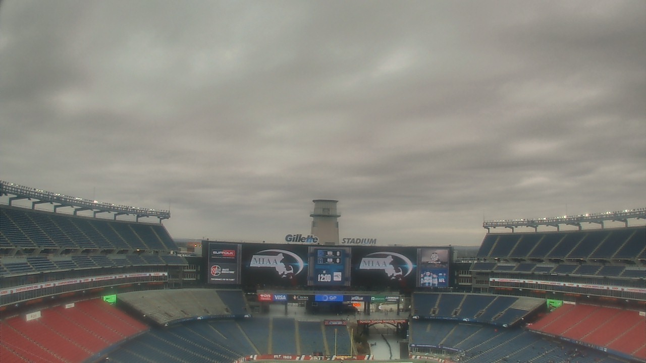 Thumbnail for current weather camera view from Gillette Stadium in Foxborough, Massachusetts