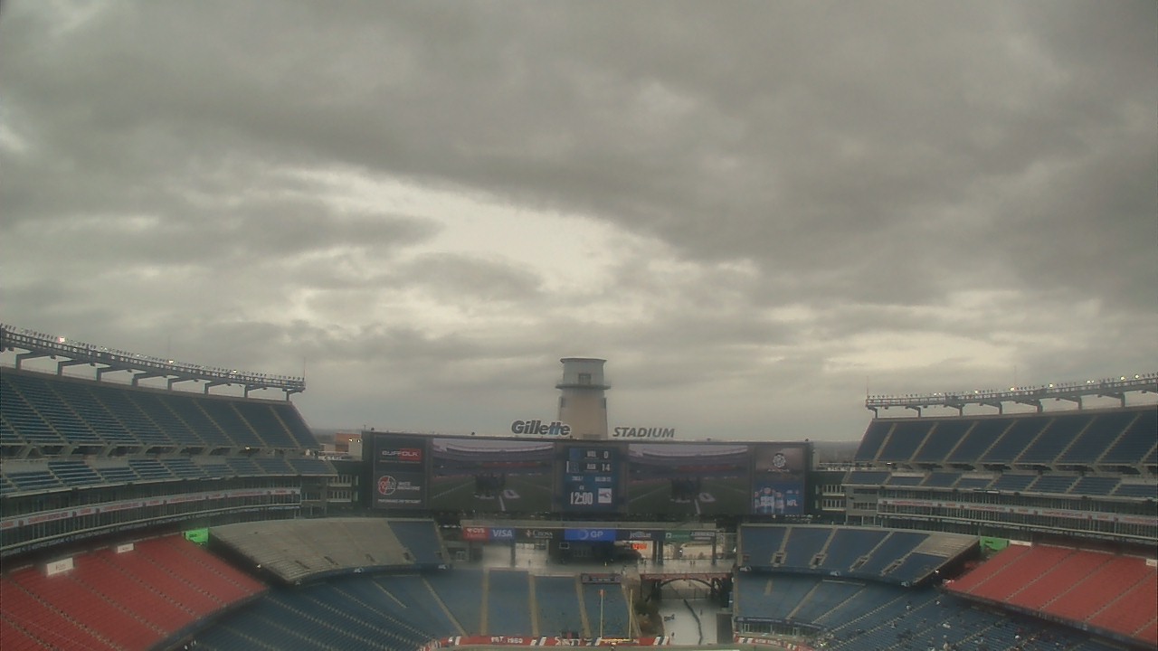 Thumbnail for current weather camera view from Gillette Stadium in Foxborough, Massachusetts