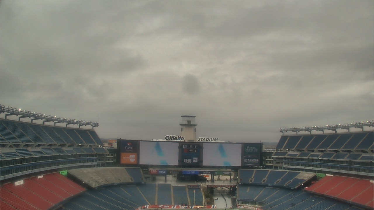 Thumbnail for current weather camera view from Gillette Stadium in Foxborough, Massachusetts