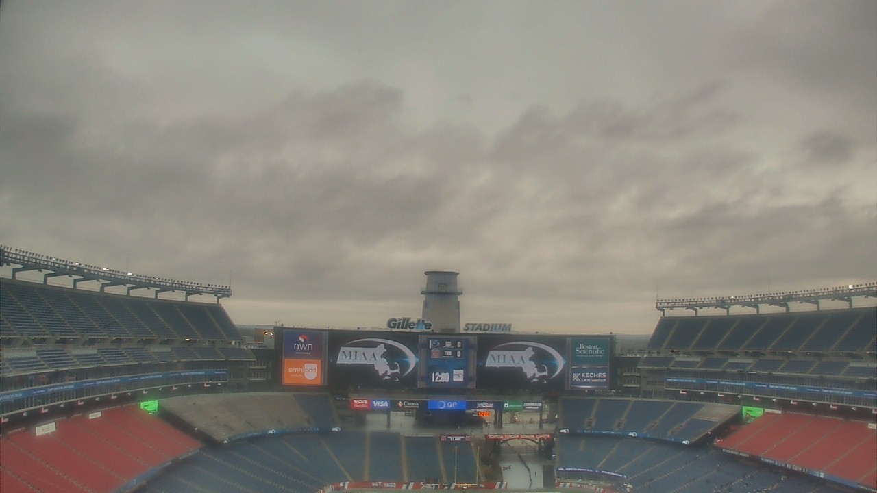 Thumbnail for current weather camera view from Gillette Stadium in Foxborough, Massachusetts