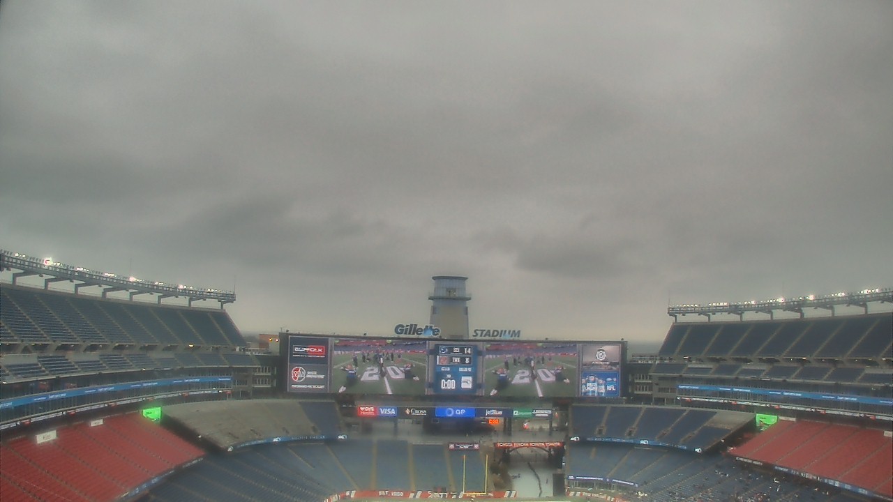 Thumbnail for current weather camera view from Gillette Stadium in Foxborough, Massachusetts