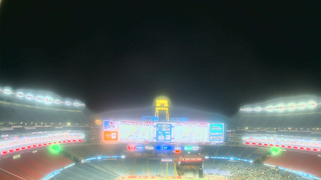 Thumbnail for current weather camera view from Gillette Stadium in Foxborough, Massachusetts