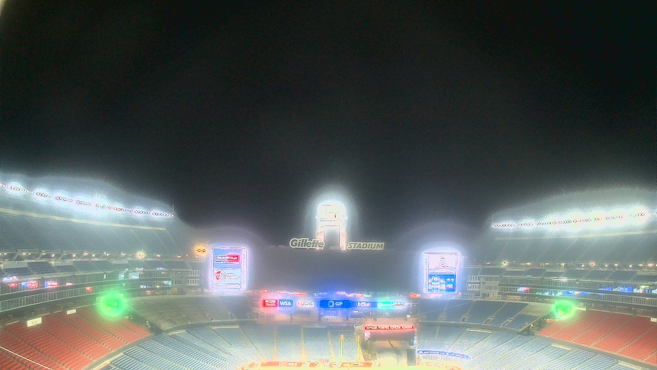Thumbnail for current weather camera view from Gillette Stadium in Foxborough, Massachusetts