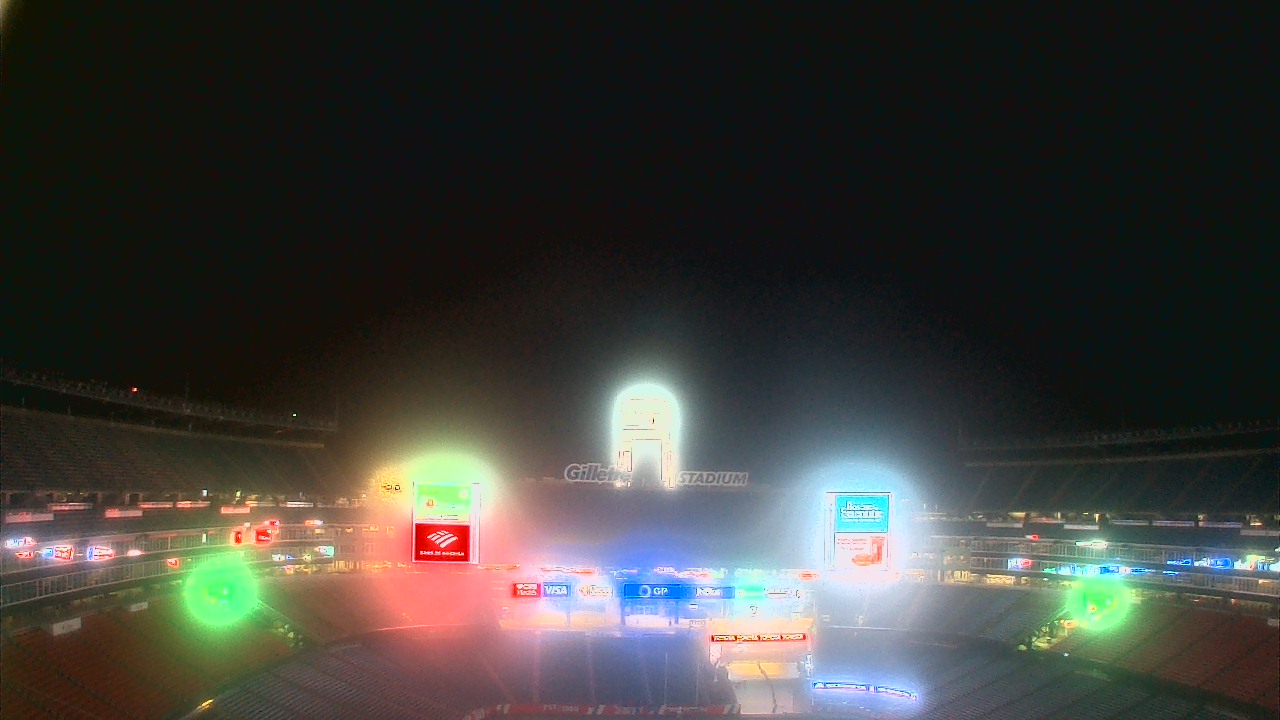 Thumbnail for current weather camera view from Gillette Stadium in Foxborough, Massachusetts