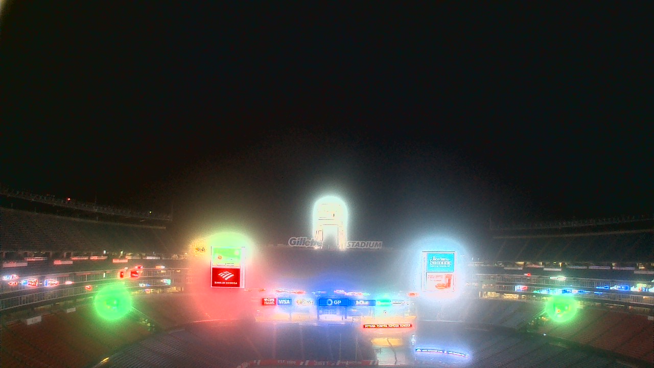 Thumbnail for current weather camera view from Gillette Stadium in Foxborough, Massachusetts