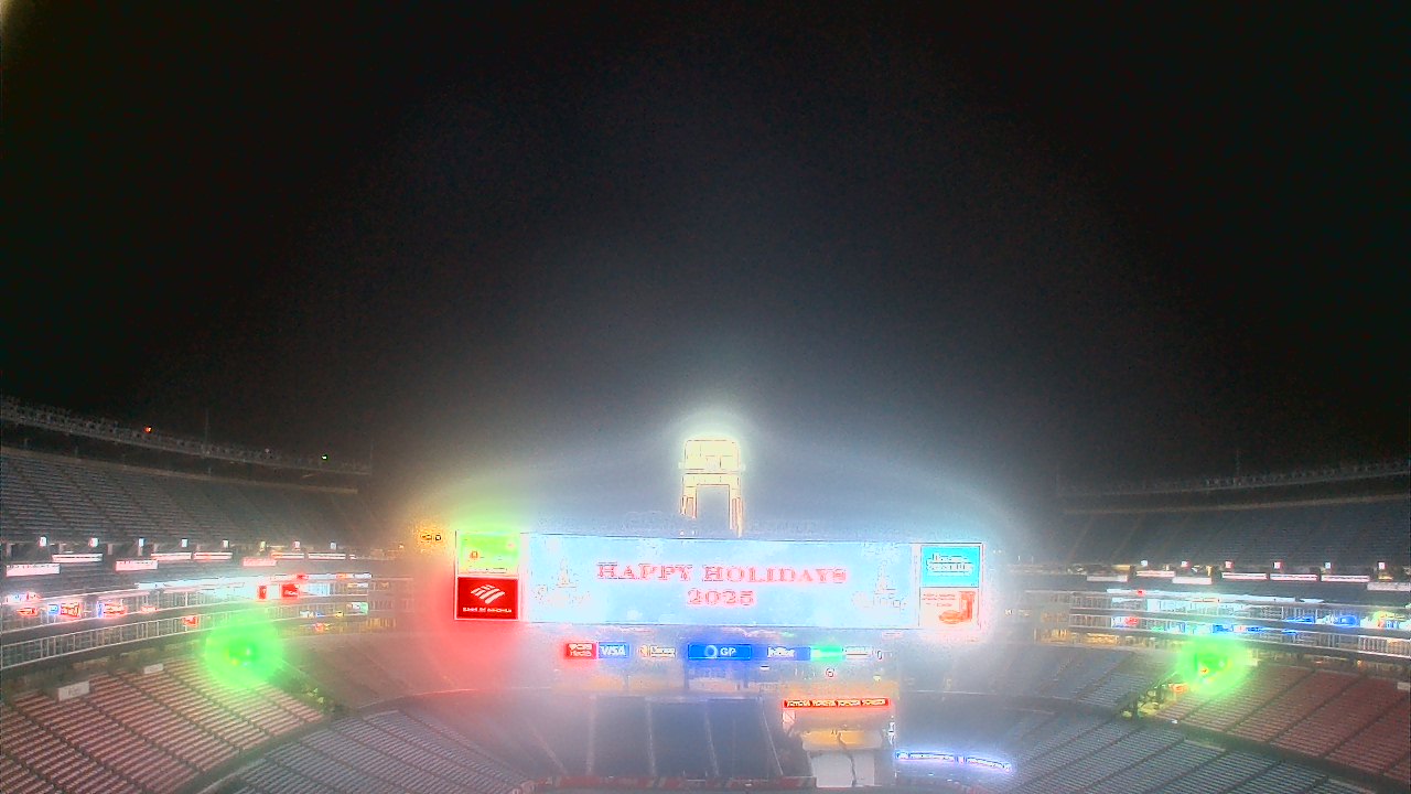 Thumbnail for current weather camera view from Gillette Stadium in Foxborough, Massachusetts