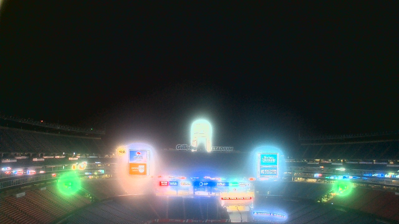 Thumbnail for current weather camera view from Gillette Stadium in Foxborough, Massachusetts