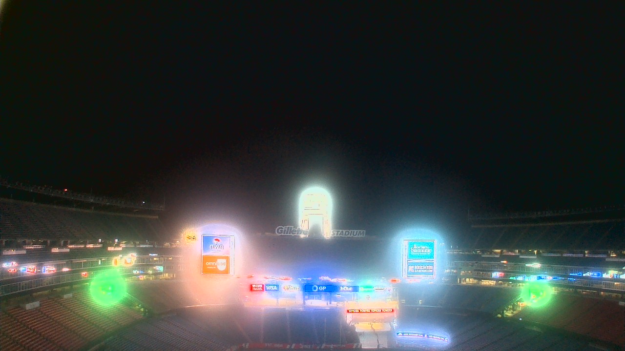 Thumbnail for current weather camera view from Gillette Stadium in Foxborough, Massachusetts