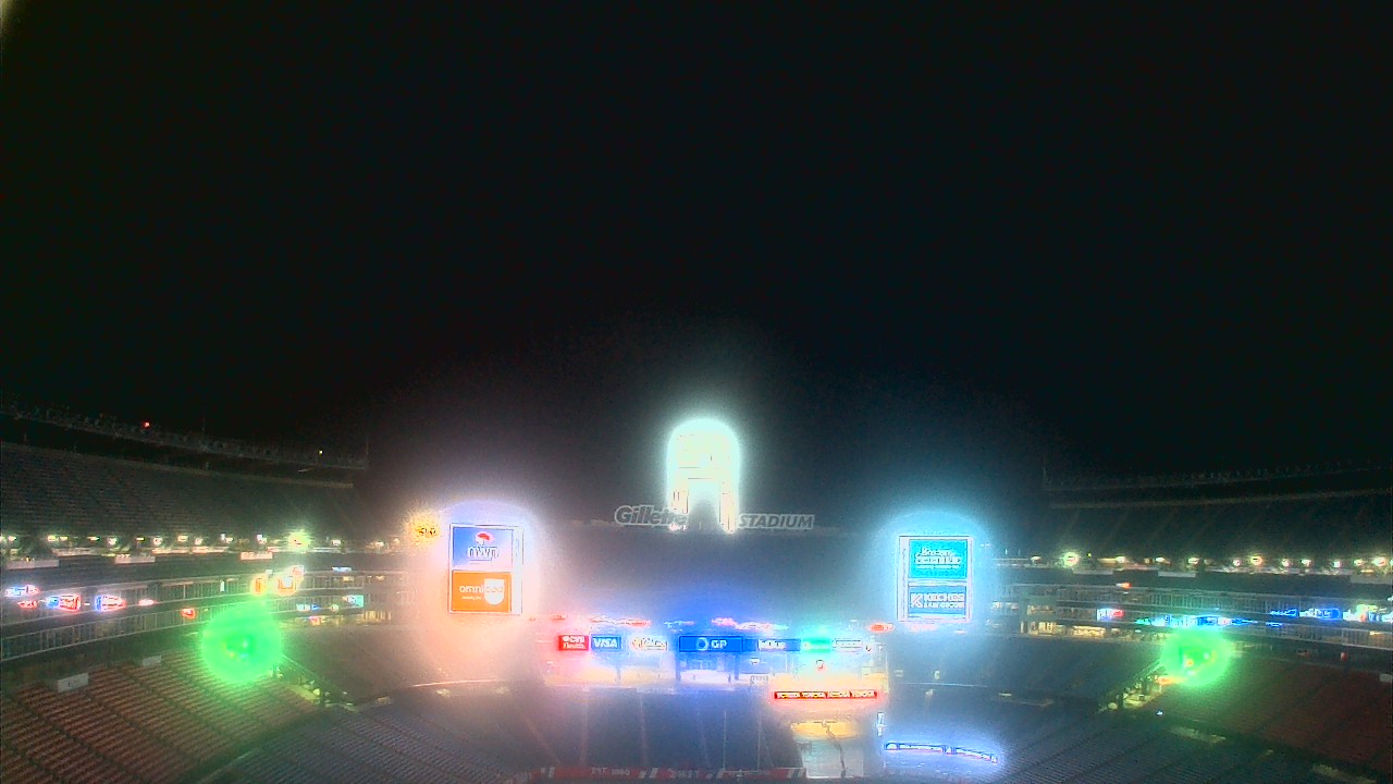 Thumbnail for current weather camera view from Gillette Stadium in Foxborough, Massachusetts