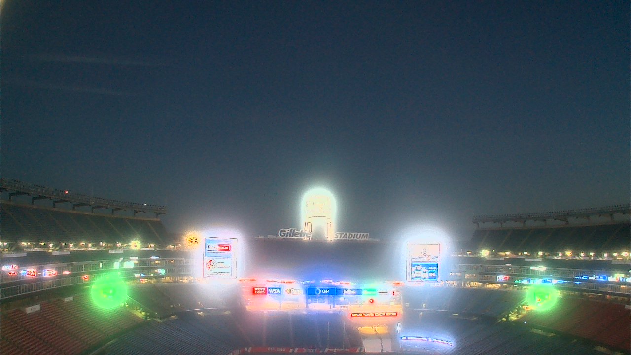 Thumbnail for current weather camera view from Gillette Stadium in Foxborough, Massachusetts