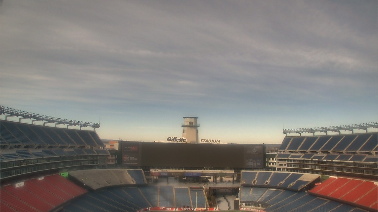 Thumbnail for current weather camera view from Gillette Stadium in Foxborough, Massachusetts