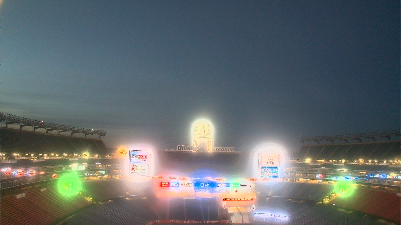 Thumbnail for current weather camera view from Gillette Stadium in Foxborough, Massachusetts