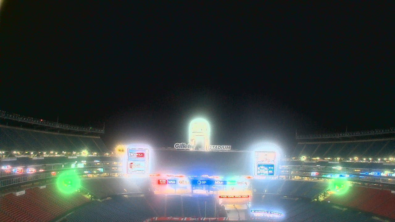 Thumbnail for current weather camera view from Gillette Stadium in Foxborough, Massachusetts