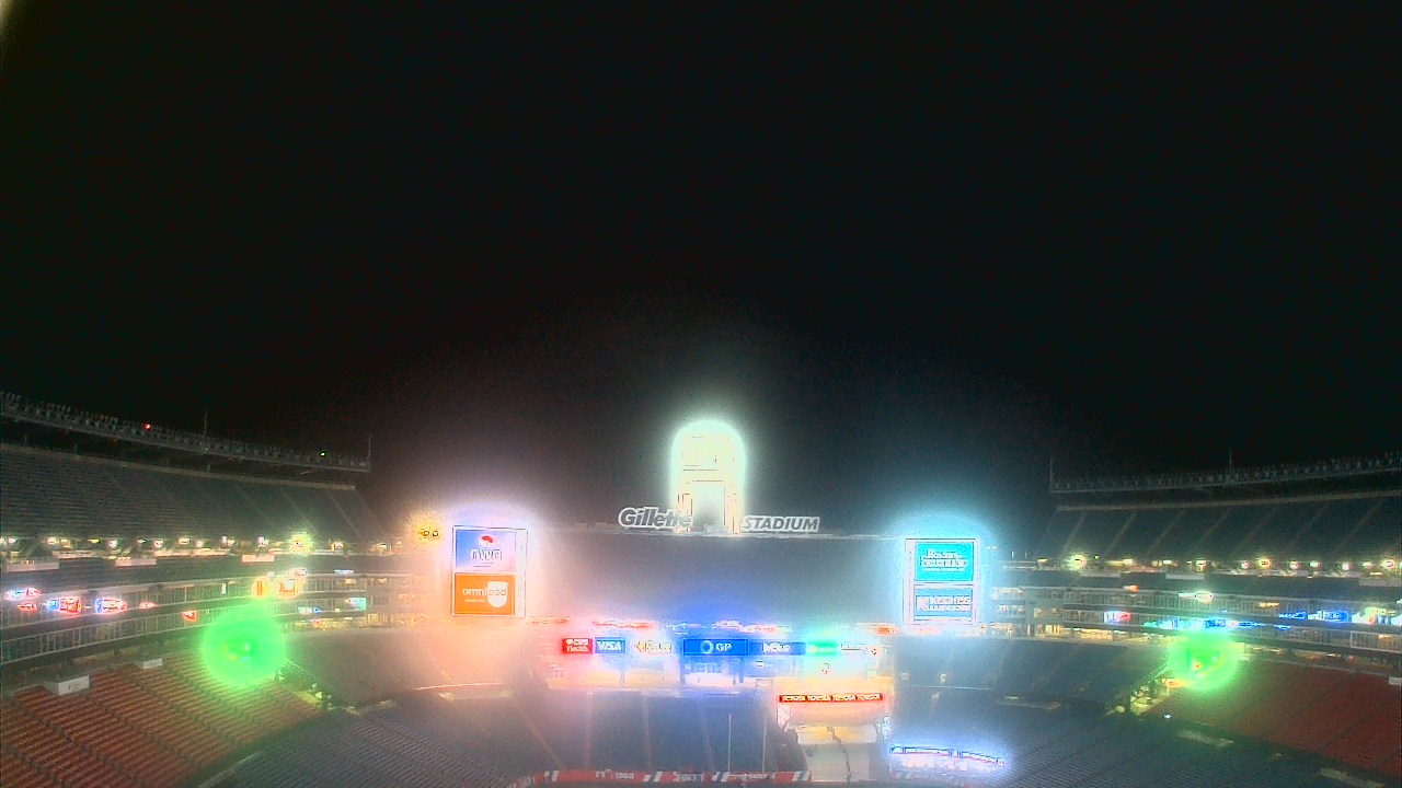 Thumbnail for current weather camera view from Gillette Stadium in Foxborough, Massachusetts