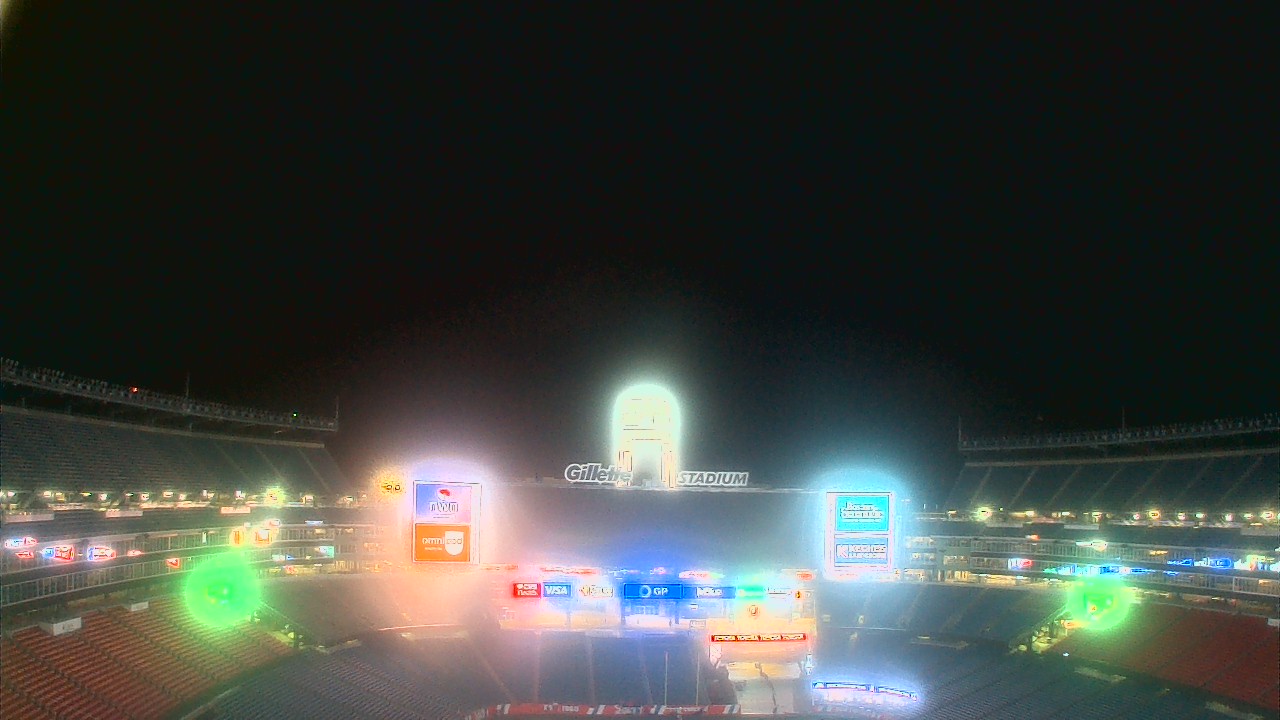 Thumbnail for current weather camera view from Gillette Stadium in Foxborough, Massachusetts