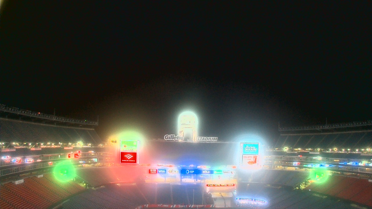 Thumbnail for current weather camera view from Gillette Stadium in Foxborough, Massachusetts